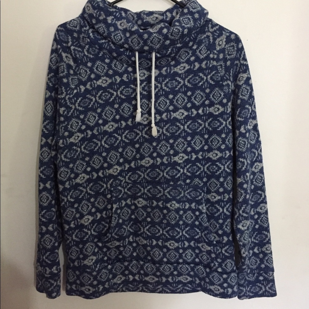 Blue hoodie